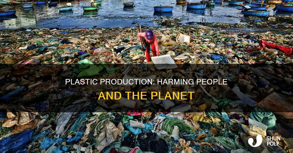 how does plastic production impact people