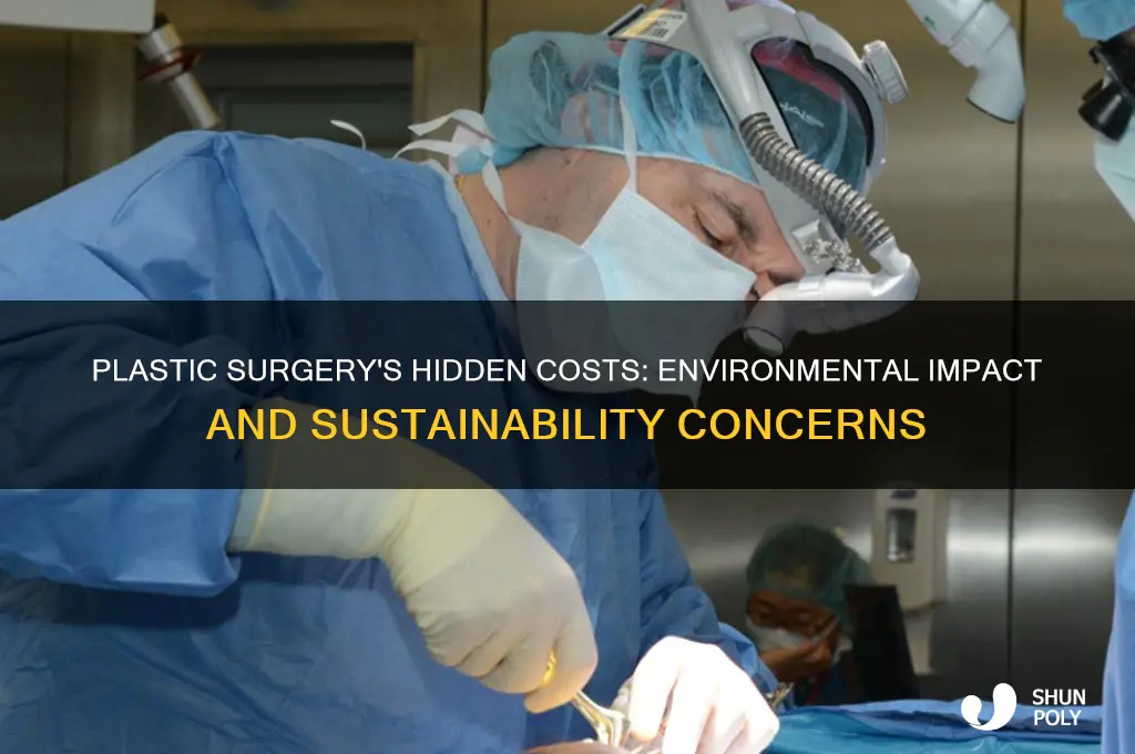 how does plastic surgery affect the environment