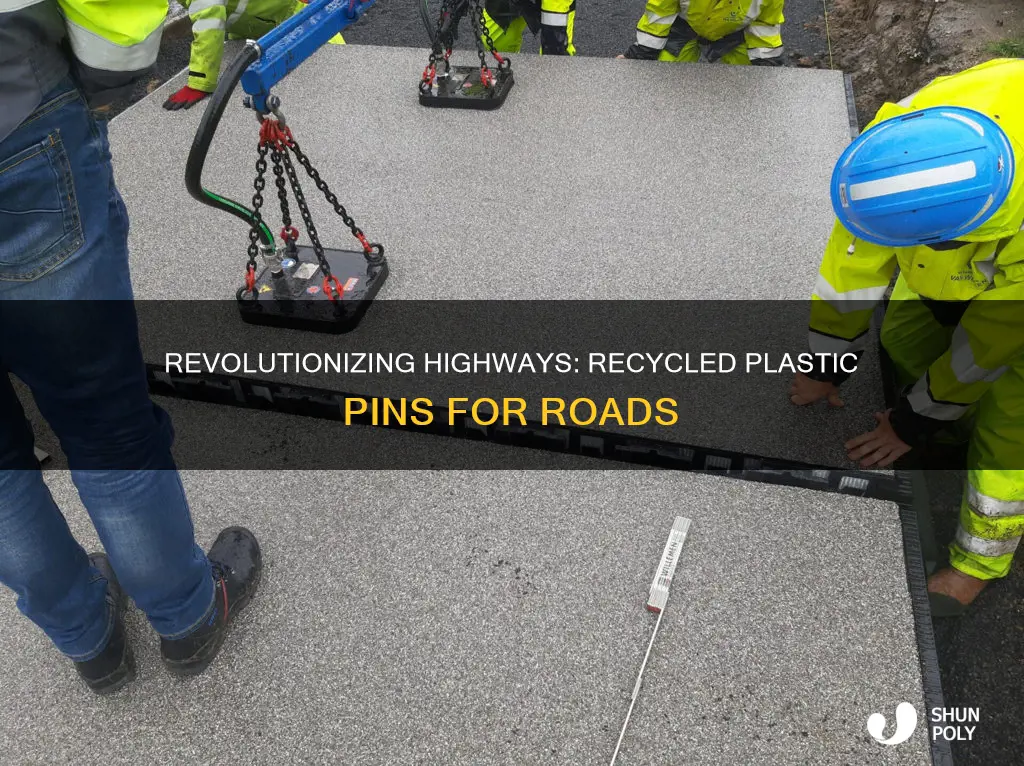 how does recycled plastic pin work for highways