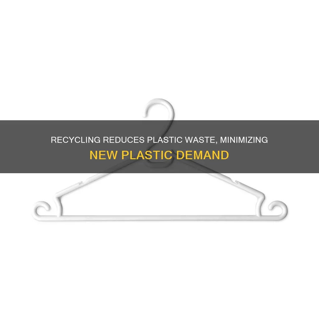 how does recycling reduce the need for more plastic
