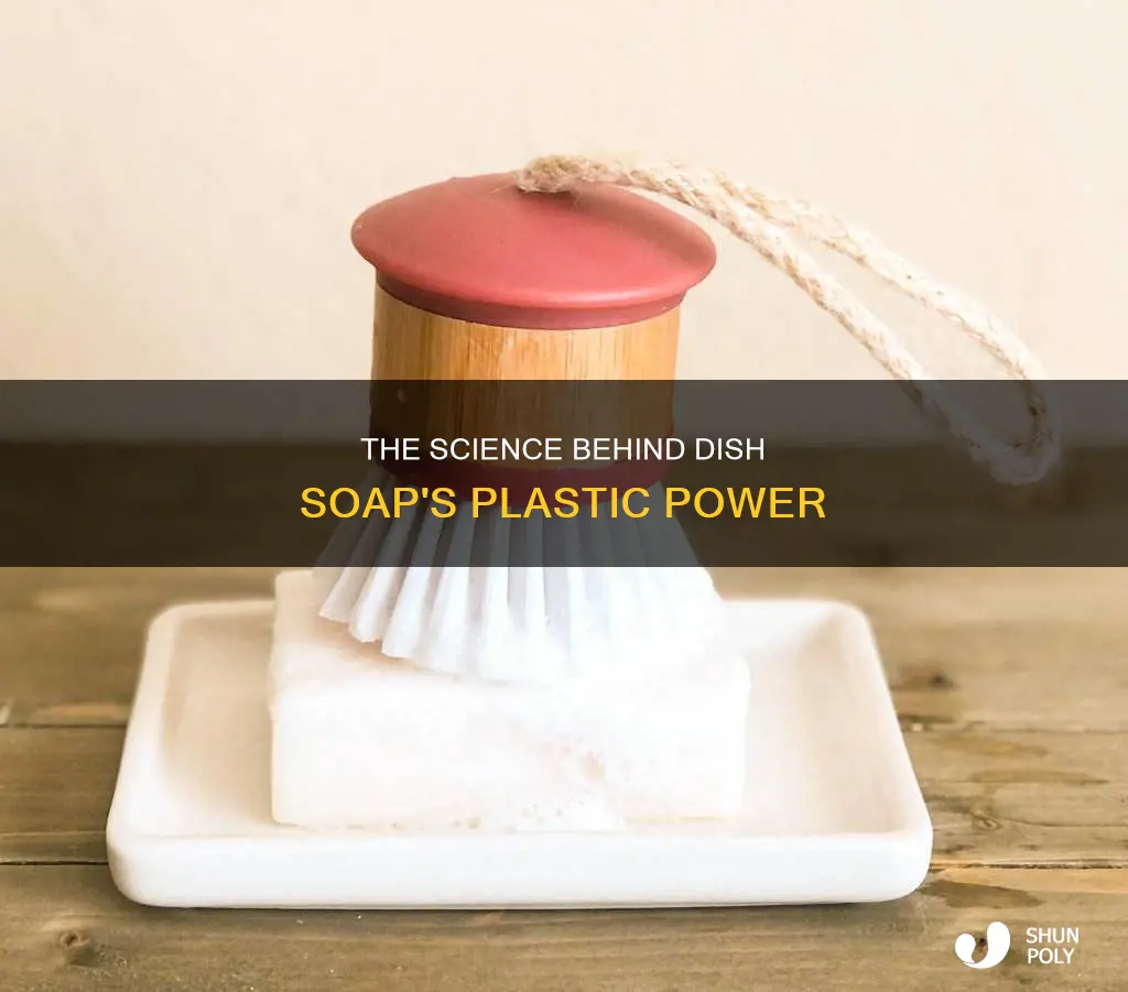 how does the plastic in dishsoap disappear