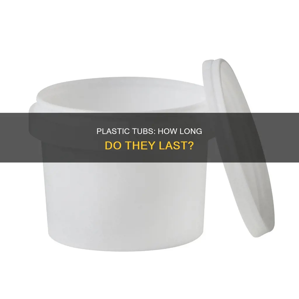 how durable is a plastic tub