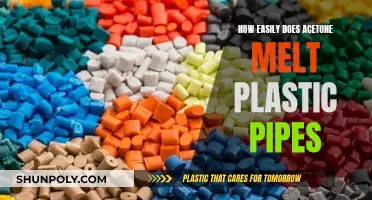 Acetone's Destructive Power on Plastic Pipes