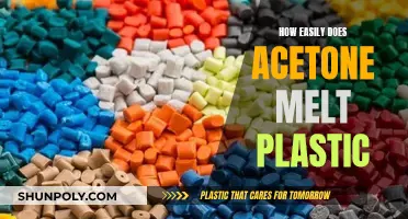 Acetone's Power: Melting Plastic with Ease