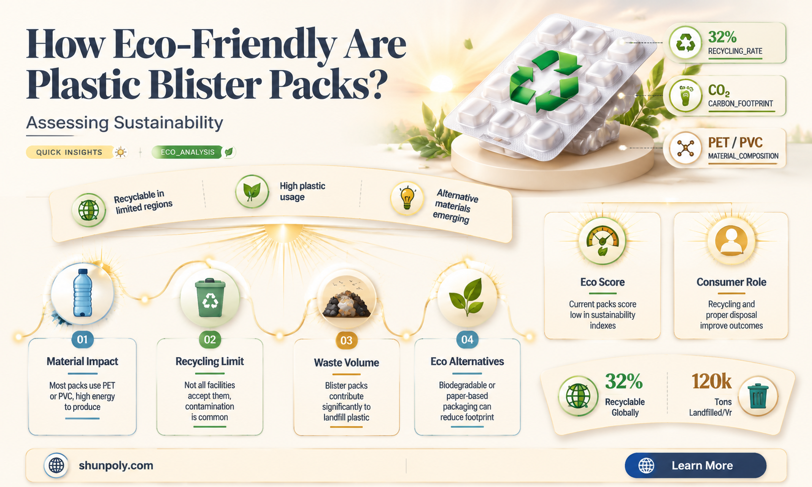 are plastic blister packs recyclable