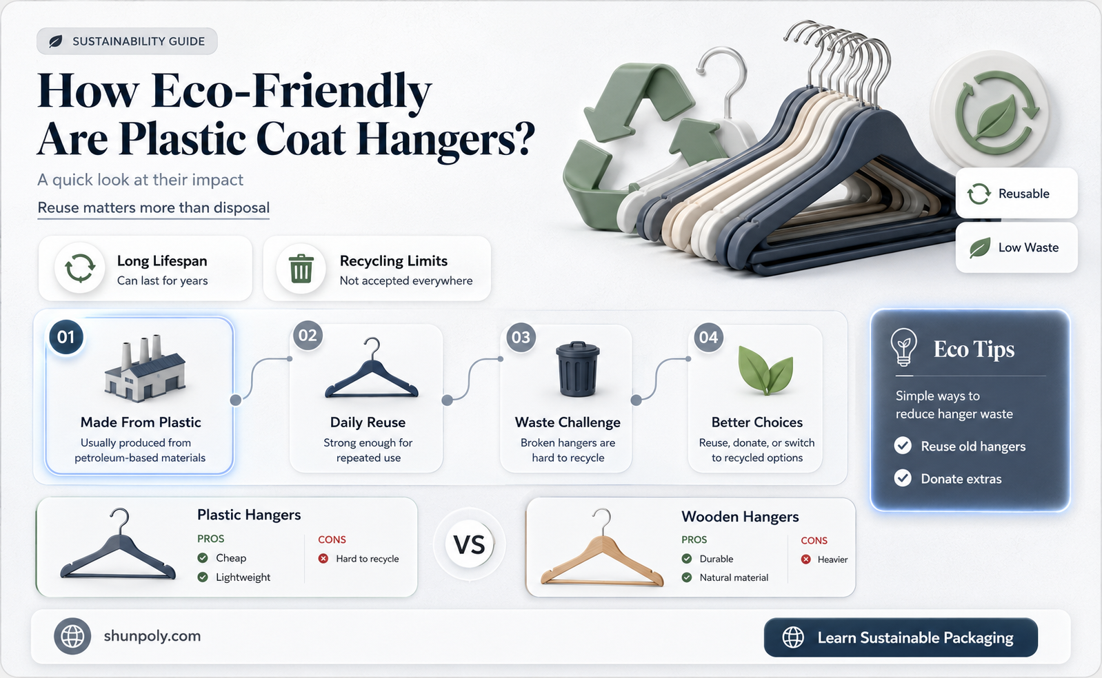are plastic coathangers recyclable