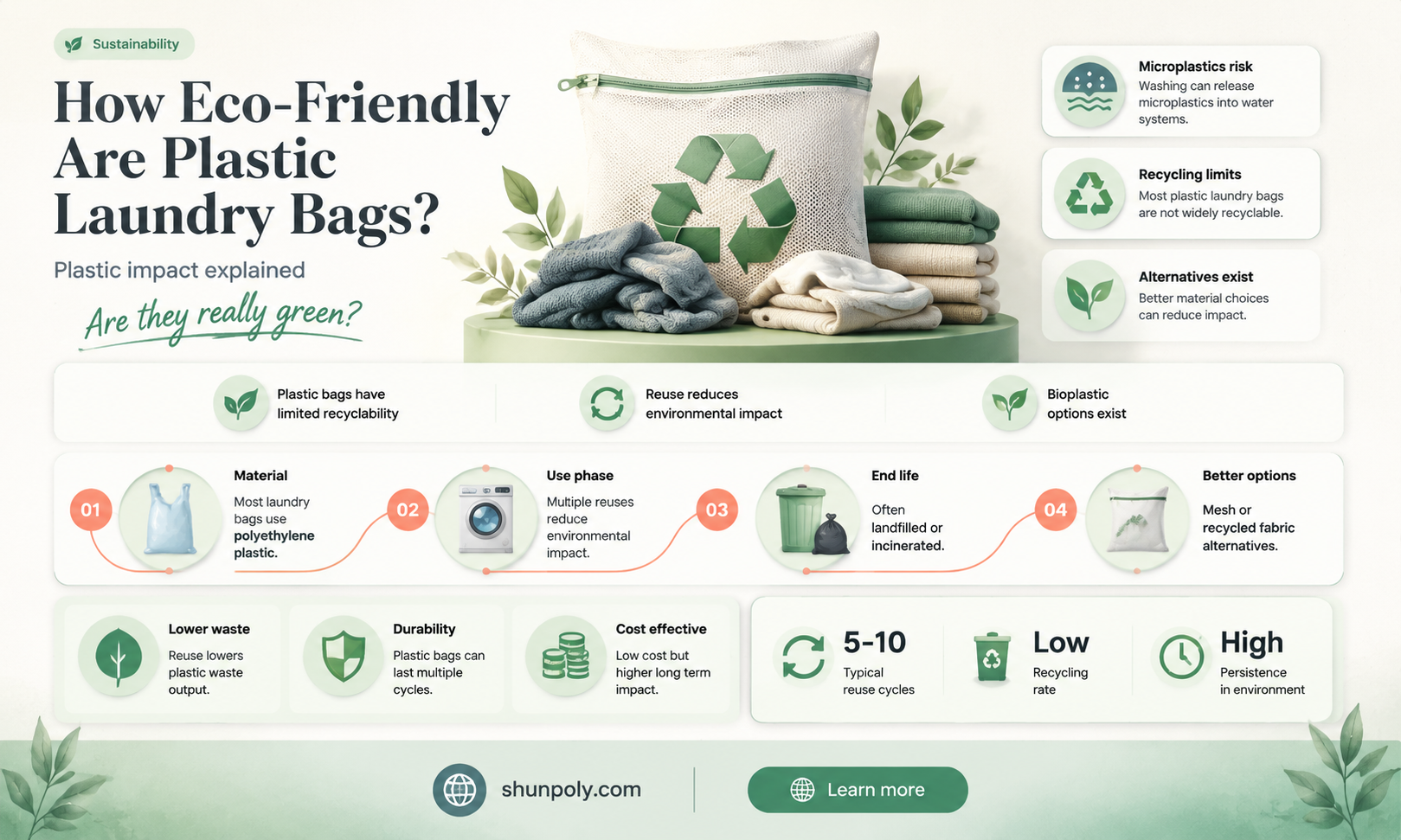 are plastic laundry bags recyclable