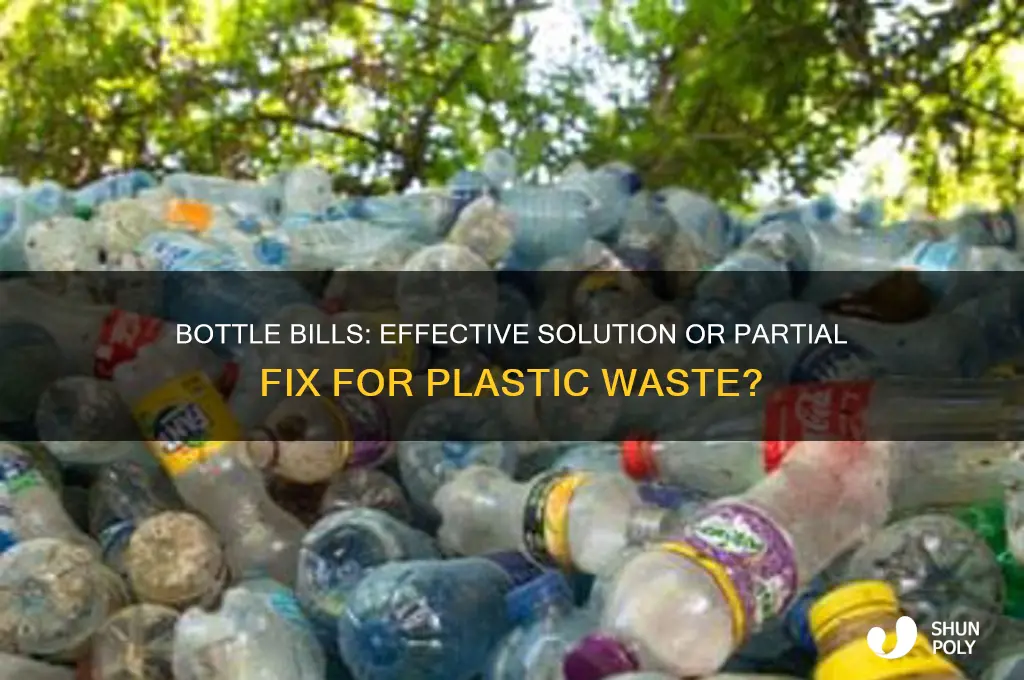 how effective are bottle bills at reducing plastic waste