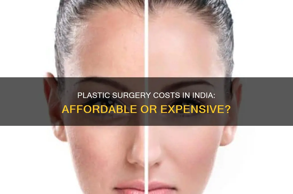how expensive is plastic surgery in india