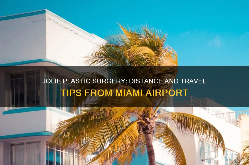 how far is jolie plastic surgery from miami airport