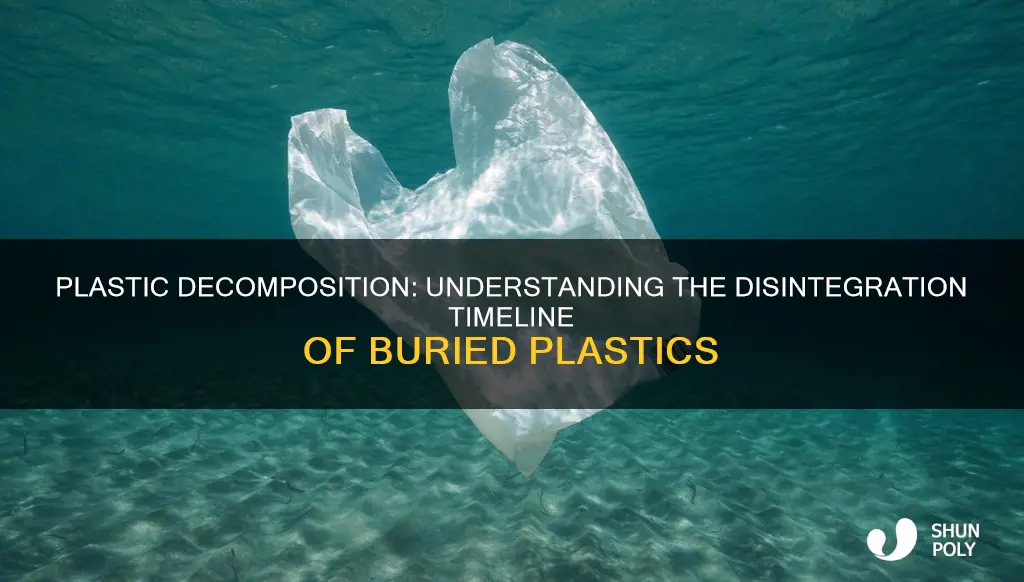 how fast does buried plastic disintegrate