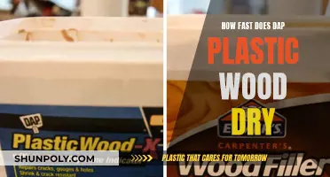 Dap Plastic Wood Drying Time: How Fast?