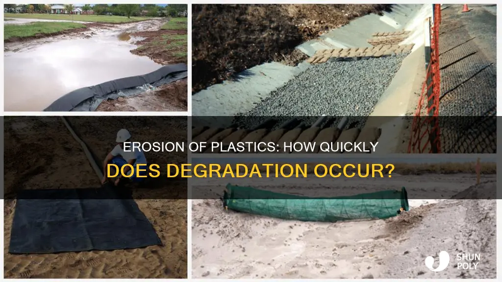how fast does erosion occur in plastic