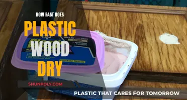 Plastic Wood Drying Time: How Long?