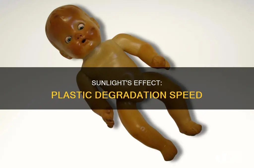 how fast does the sun photodegrade plastic