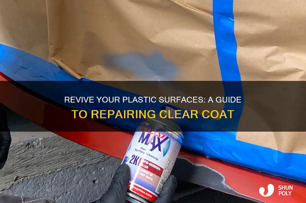 how fix clear coat on plastic