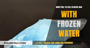 Perfectly Filled: Optimal Water Levels for Freezing in Plastic Bags