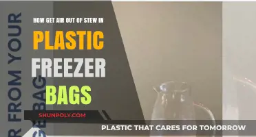 Efficiently Removing Air from Stew in Plastic Freezer Bags: A Guide
