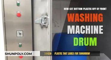 Easy Steps to Remove Bottom Plastic from Front-Loading Washer Drum