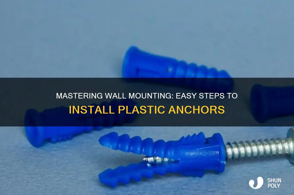 how get plastic anchor into wall