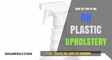 Effective Ways to Remove Ink Stains from Plastic Upholstery