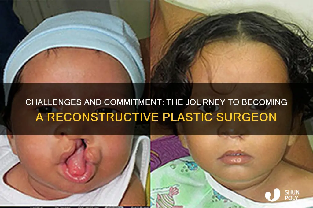 how hard is it to become a reconstructive plastic surgeon