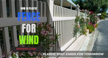 Protecting High Plastic Fences from Strong Winds