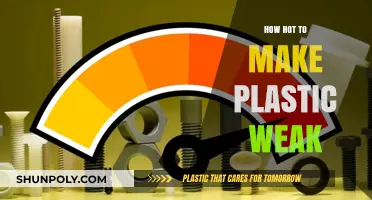 Weakening Plastic: Optimal Heat Levels to Reduce Material Strength