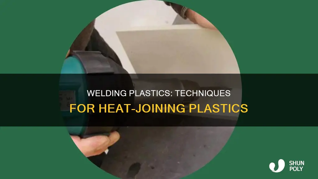 how hot to weld plastic together
