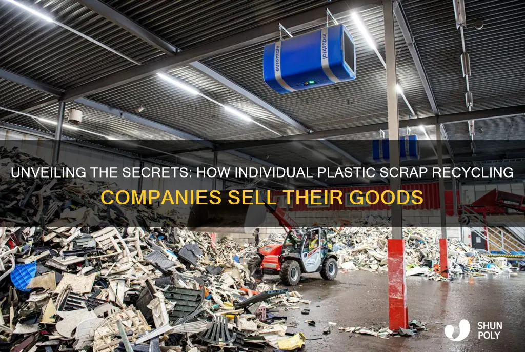 how individual sell plastic scrap recycling companies