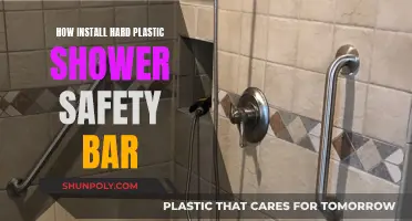 Easy Steps to Install a Hard Plastic Shower Safety Bar