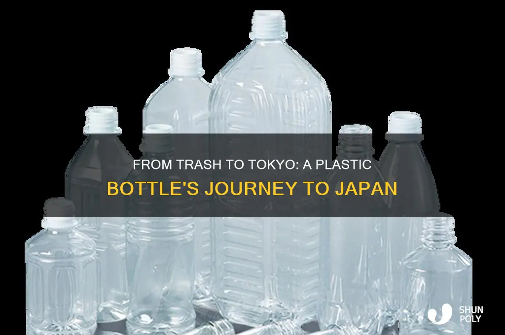 how is a plastic bottle likely to go to japan
