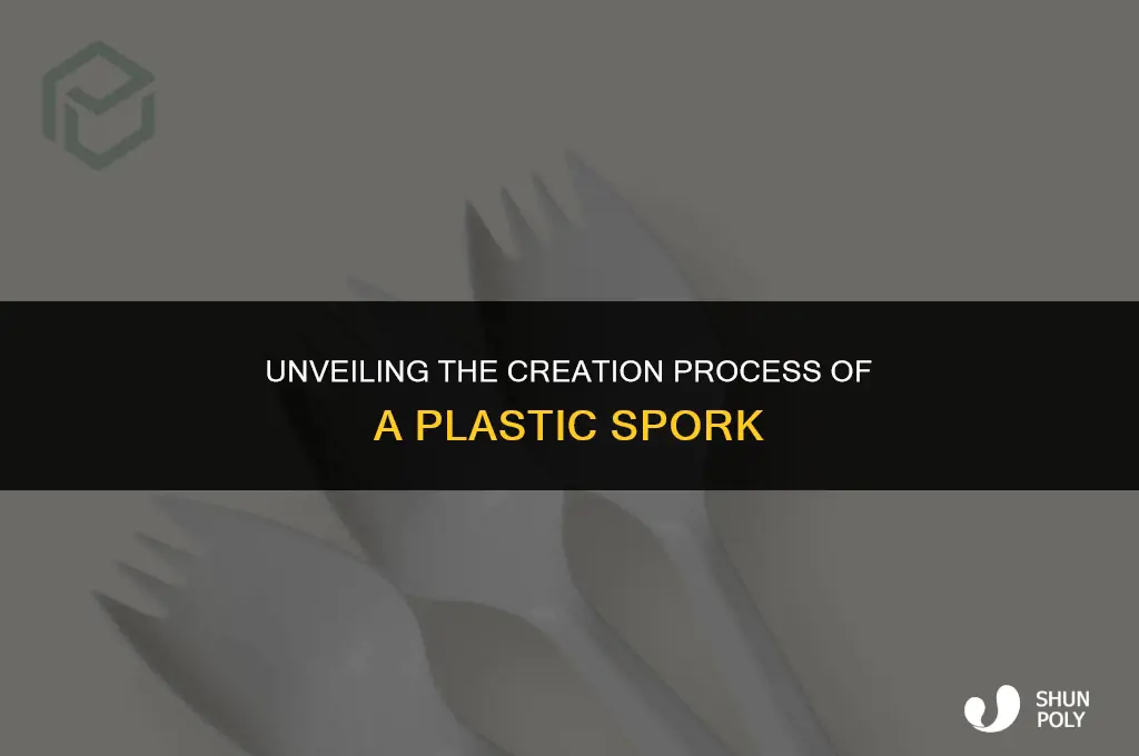 how is a plastic spork made
