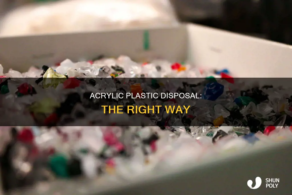 how is acrylic plastic disposed of