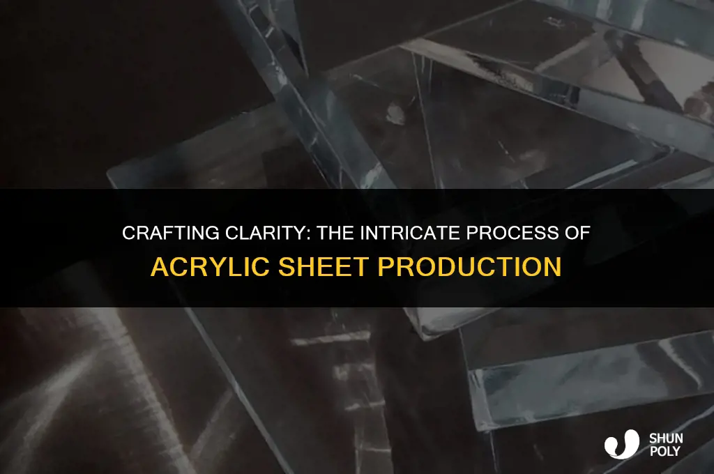 how is acrylic plastic sheets made
