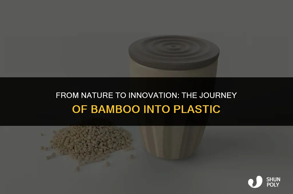 how is bamboo made into plastic