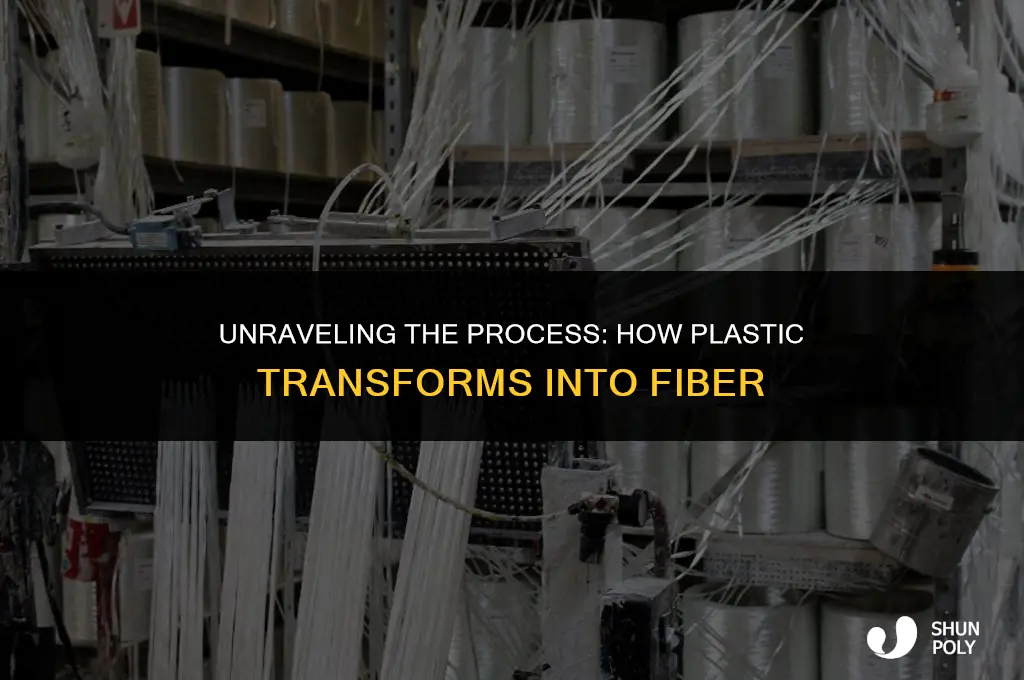 how is fiber made from plastic