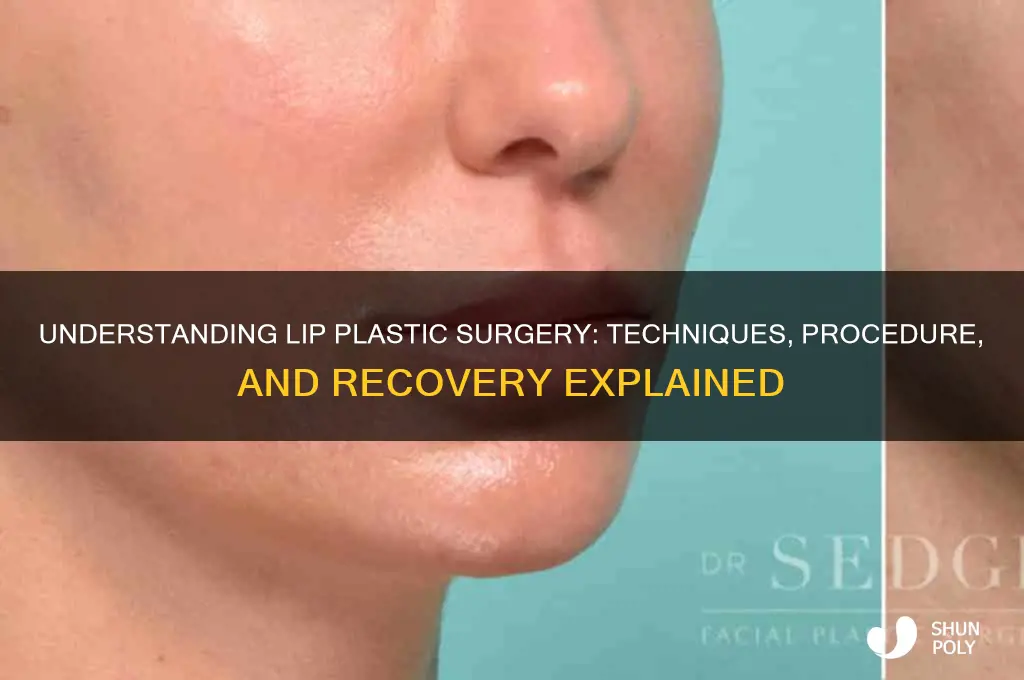 how is lip plastic surgery done