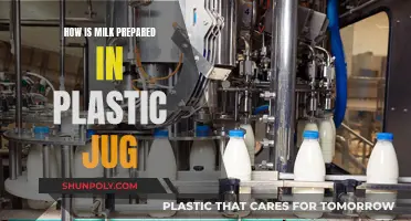 Preparing Milk: Plastic Jug Process Explained