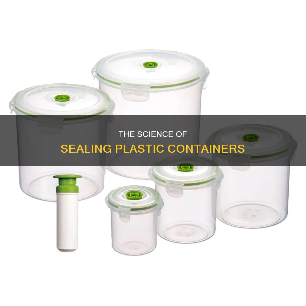 how is plastic containers sealed
