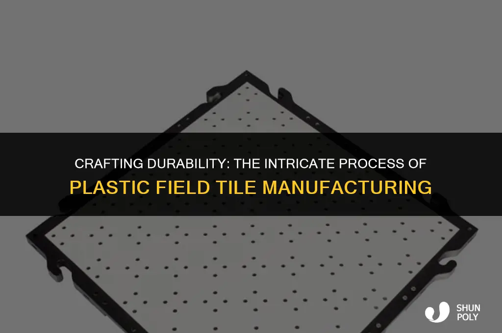 how is plastic field tile made