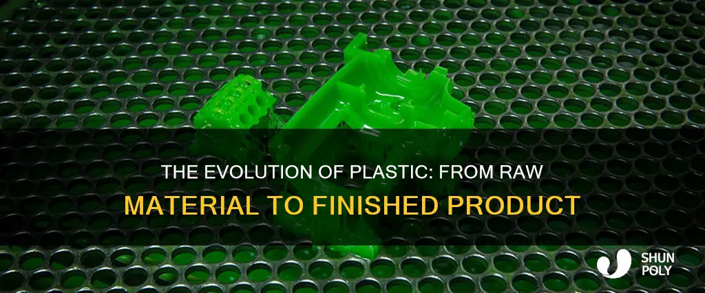 how is plastic formed for marerials