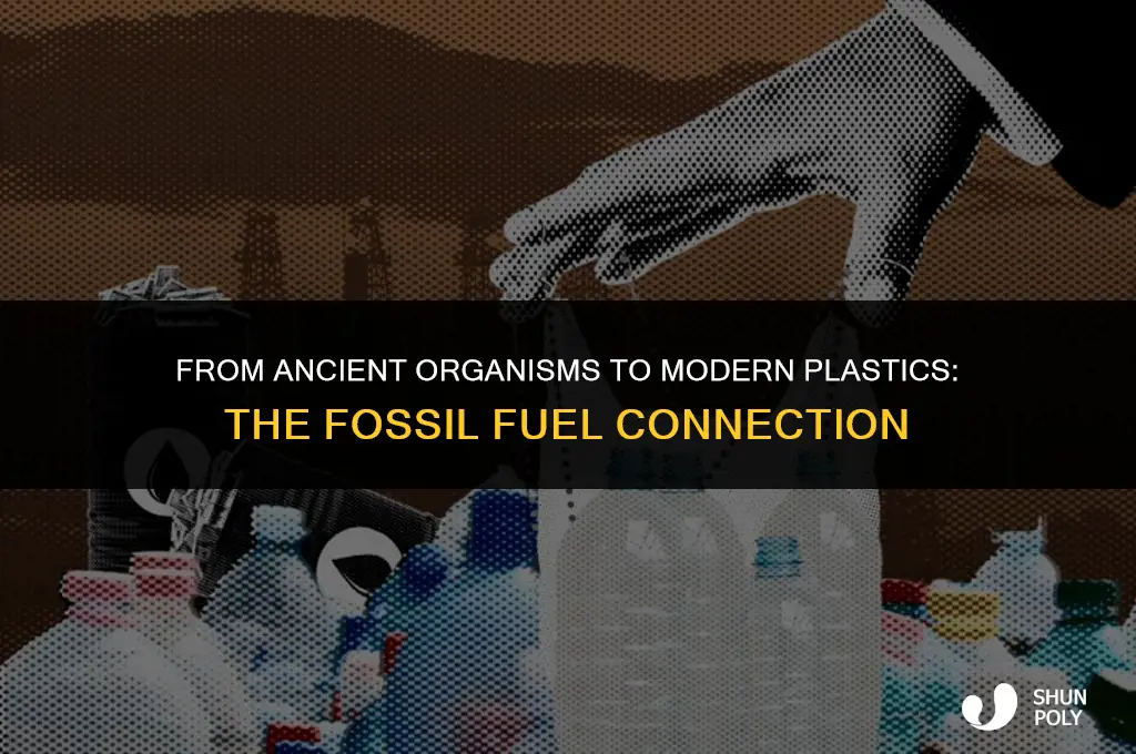 how is plastic made from fossil fuels