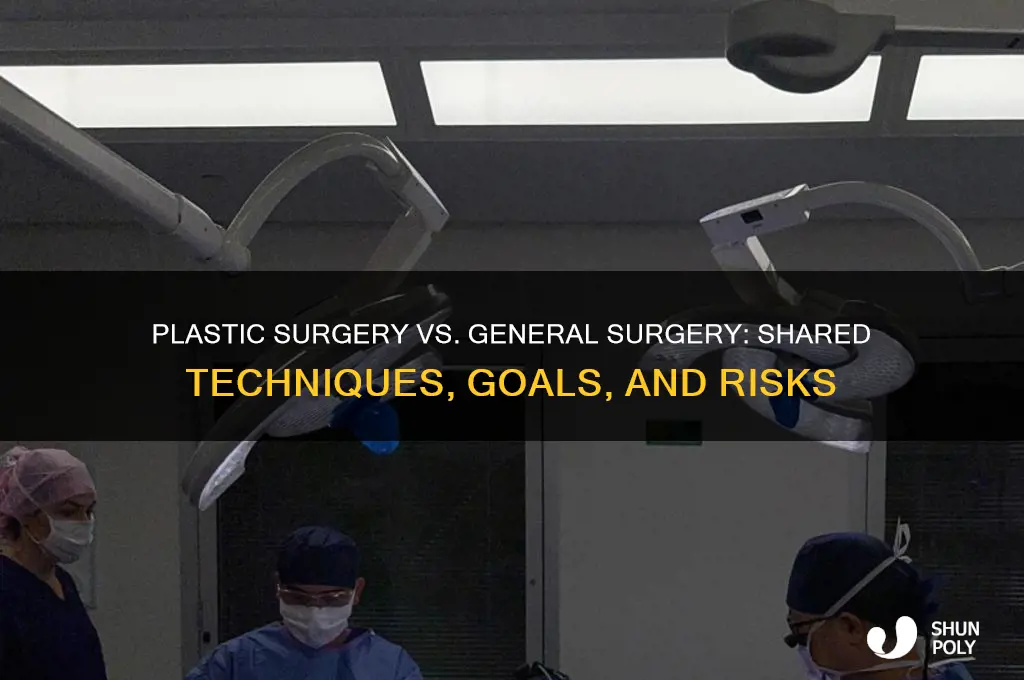 how is plastic surgery similar to other surgeries