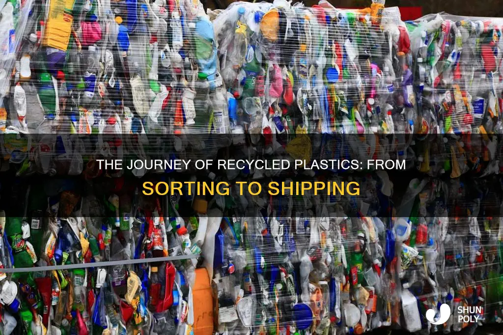 how is plastic transported after recycling