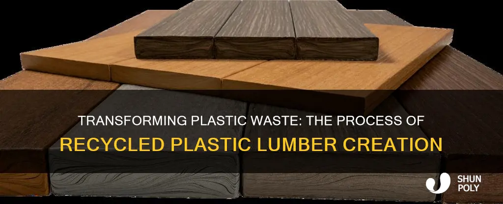 how is recycled plastic lumber made