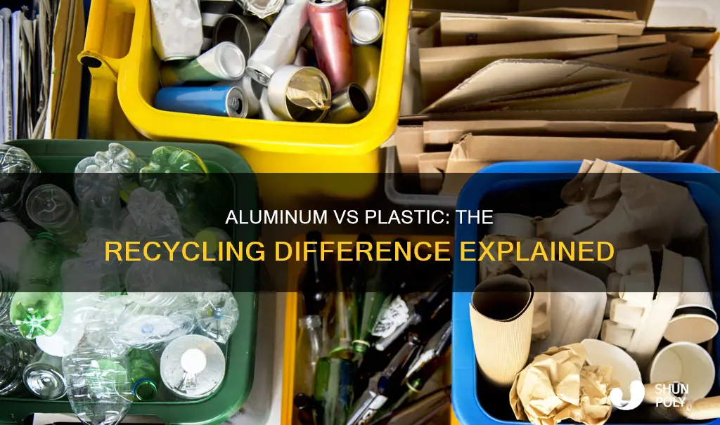 how is recycling aluminum different from recycling plastics