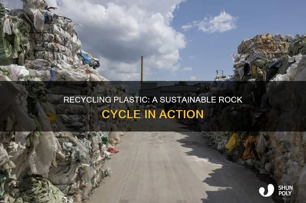 how is recycling plastic similar to the rock cycle