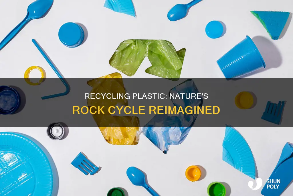how is recycling plastic similar to the rock cycle