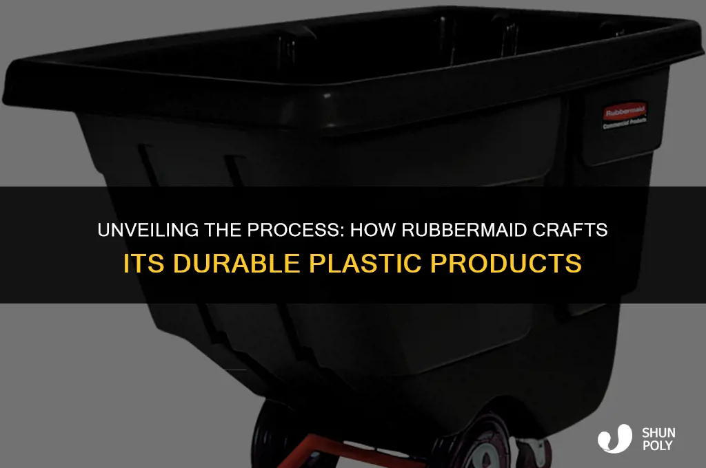how is rubbermaid plastic made